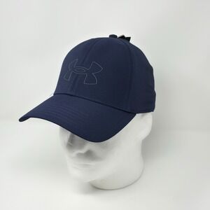 Under Armour Men's UA Storm Driver Golf Hat Cap Size Medium/Large Navy Blue